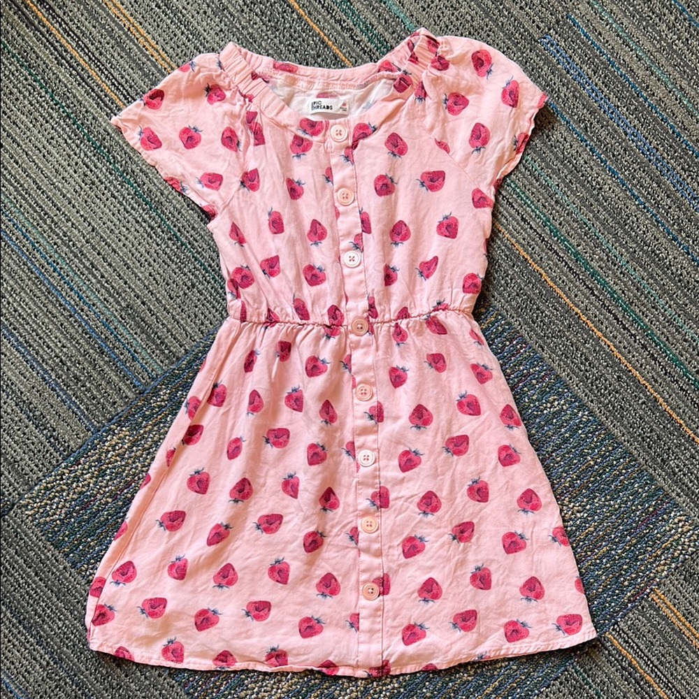 Epic Threads Kids Pink Strawberry 🍓 Pattern  Sundress - SO Cute !